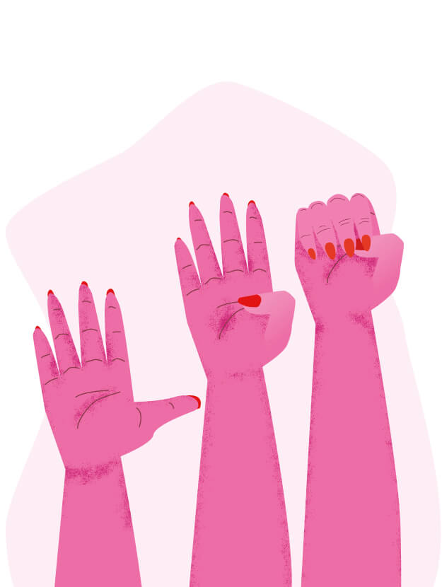 Kampagne gegen Gewalt an Frauen