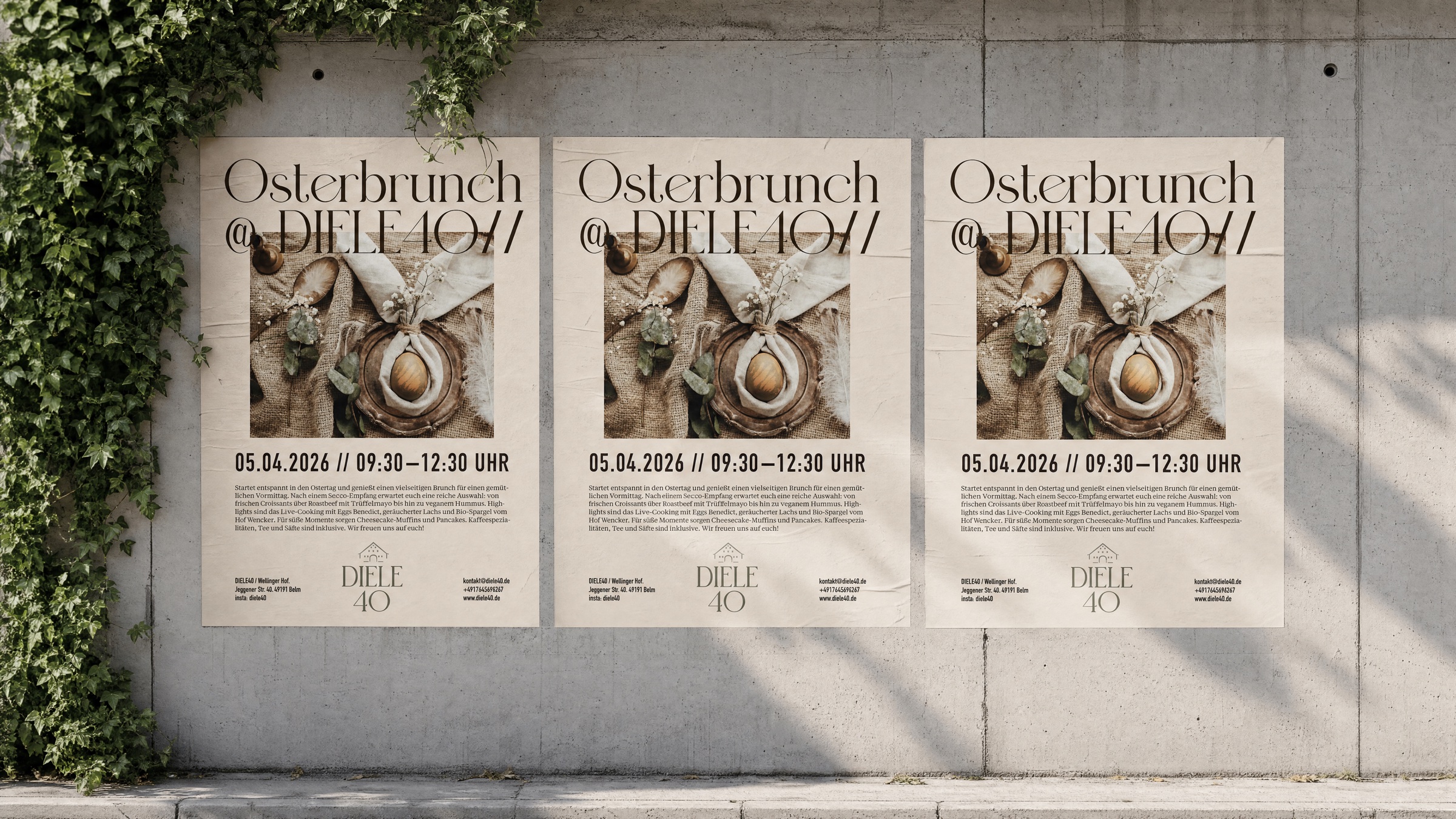 Diele40 Branding