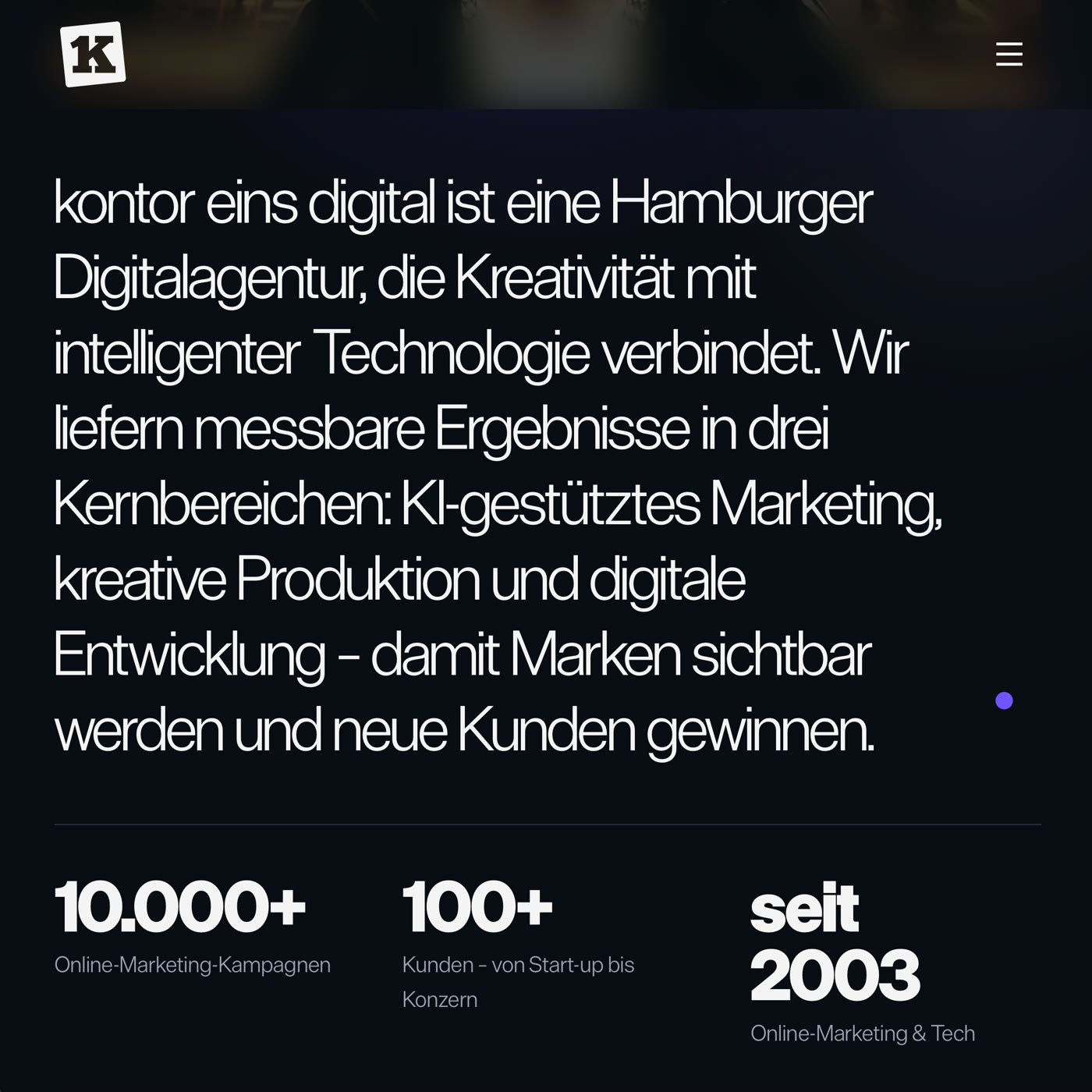 kontor eins – Website