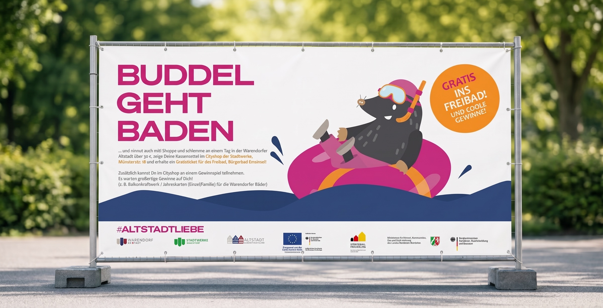 Baustellenmarketing für Warendorfs Altstadt