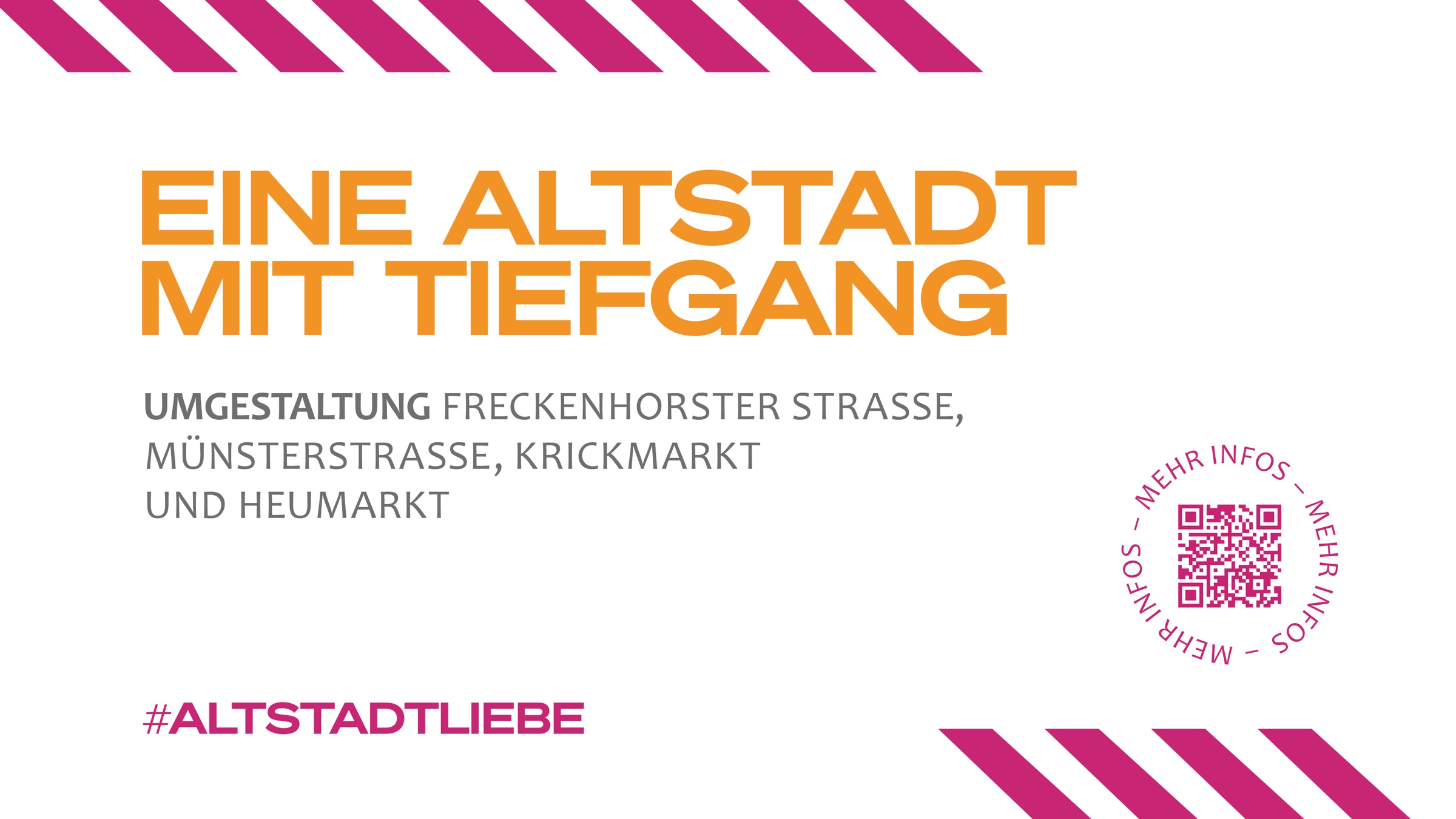 Baustellenmarketing für Warendorfs Altstadt