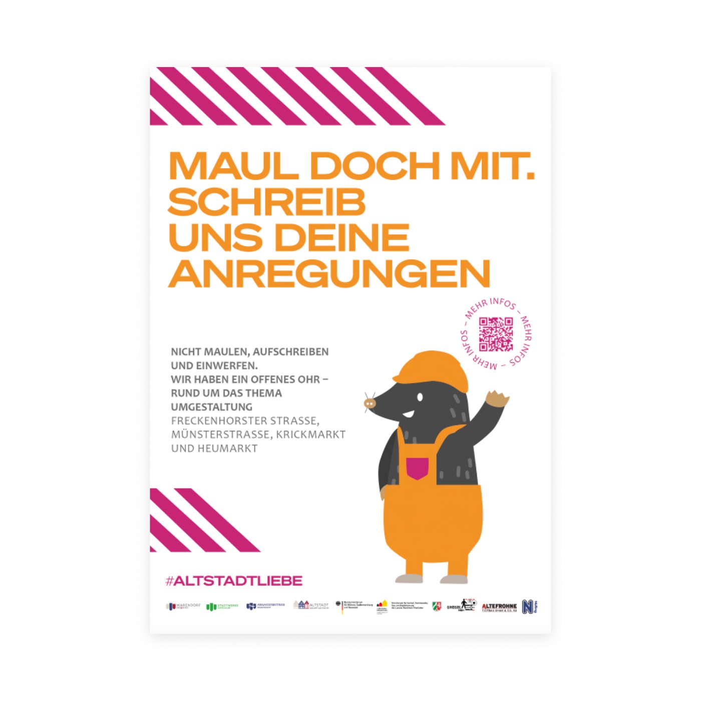 Baustellenmarketing für Warendorfs Altstadt